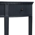 U-Style Distinctive Features of Pine Veneer Console Table with Vertical Stripe Drawer Fronts - Image 11