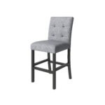 TOPMAX 5-piece wooden square dining table set with 4 cushioned soft high back chairs - Image 7