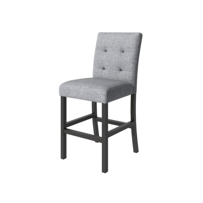 TOPMAX 5-piece wooden square dining table set with 4 cushioned soft high back chairs - Image 7