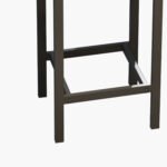 Modern Design Kitchen Dining Table Set with 3 Stools, Gray - Image 9