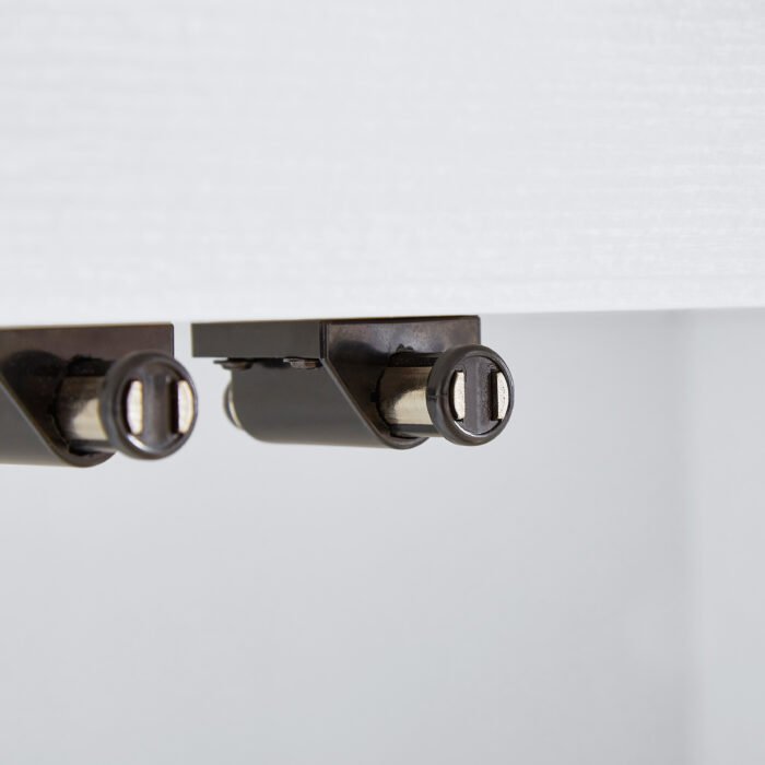 Modern style Side panel storage cabinet and TV stand, white - Image 12