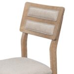 TREXM Classic and Traditional Style 6 Piece Dining Set (Natural Wood Wash） - Image 16