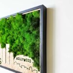 Los Angeles Moss City Silhouette Metal Wall Art Small - Image 4