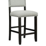 TREXM 5-Piece Counter Height Elegant Table Dining Set with 4 Chairs - Image 13