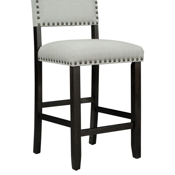 TREXM 5-Piece Counter Height Elegant Table Dining Set with 4 Chairs - Image 13