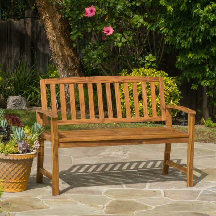 Loja Wooden Outdoor Bench - Image 5