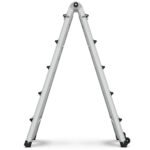 Aluminum Multi-Position Ladder with Wheels, 300 lbs Weight, 22 FT - Image 3