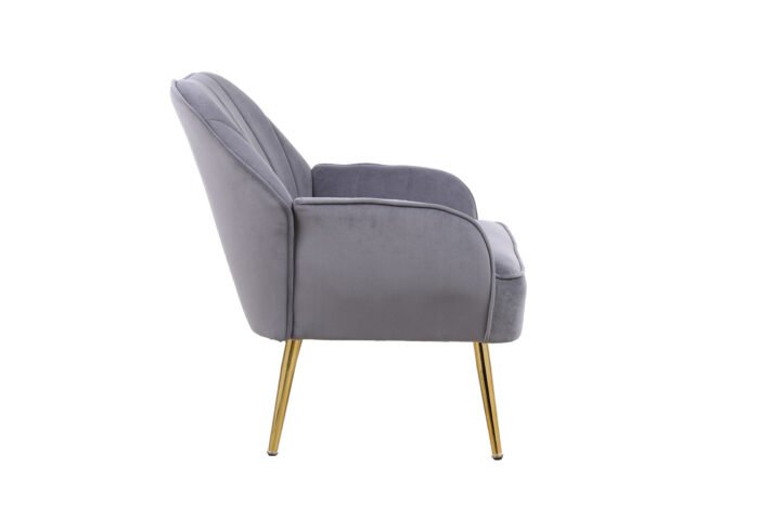 Mid Century Chair velvet Sherpa Armchair for Living Room Bedroom - Image 8
