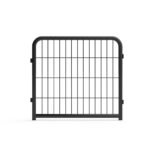 Outdoor 12 piece dog fence for small dog pets. Black - Image 10