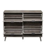 4 Door Freestanding Modern Shoe Rack for Entryway - Image 8