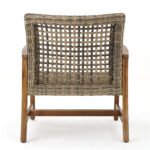 Hampton Wood + Wicker Club Chair (set of 2) - Image 11