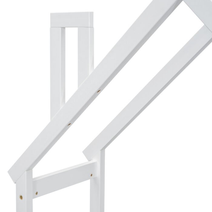 Wooden House shaped with writing Desk, White - Image 6