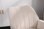 Mid Century Chair velvet Sherpa Armchair for Living Room - Image 14