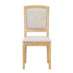 TOPMAX expandable dining table 9 pieces set with detachable leaves and 6 armless chairs and 2 armchairs - Image 8