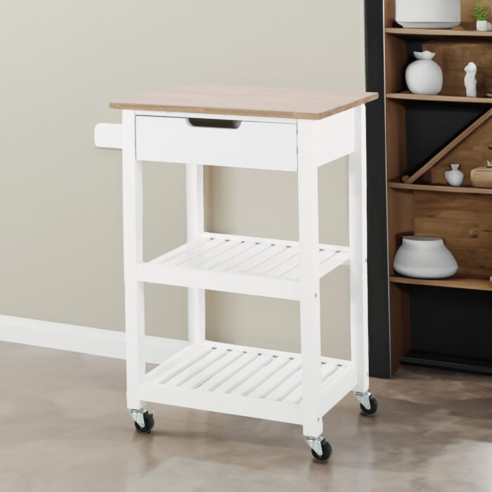 Kitchen WWooden Cart - Image 2