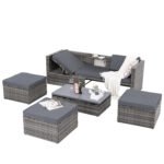 Patio Seasonal Outdoor Furniture 5 pieces Set - Image 6