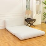 Large folding mattress sofa bean bag bed with foam filled folding mattress - Image 4