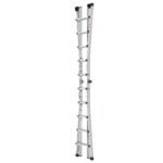 Aluminum Multi-Position Ladder with Wheels, 300 lbs Weight, 22 FT - Image 15