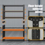 Household adjustable five layers display storage steel rack storage rack - Image 3