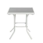 3-piece outdoor lounge chair set with 5 adjustable backrests and sturdy steel frame - Image 4