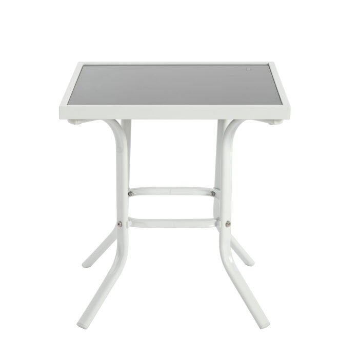 3-piece outdoor lounge chair set with 5 adjustable backrests and sturdy steel frame - Image 4