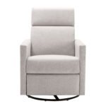 Modern Upholstered Rocker Nursery Chair Plush Glider Swivel Recliner - Image 11