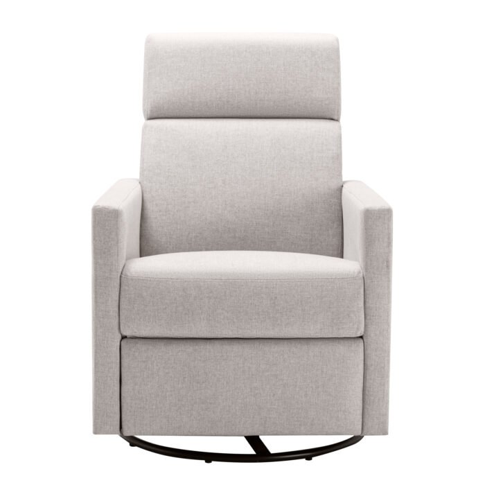 Modern Upholstered Rocker Nursery Chair Plush Glider Swivel Recliner - Image 11