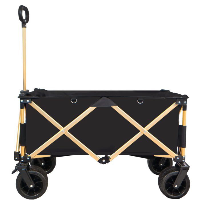 Heavy Duty Folding Wagon Cart for Sand with Big Wheels - Image 8