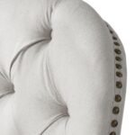 Fabric club stylish cushioned armchair with Ottoman set - Image 14