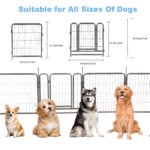 16 Panels Dog 24"Height dog fence for outdoor with 2 doors - Image 5