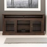 Contemporary TV Media Stand Modern Entertainment Console, Brown
