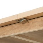 TOPMAX expandable dining table 9 pieces set with detachable leaves and 6 armless chairs and 2 armchairs - Image 9