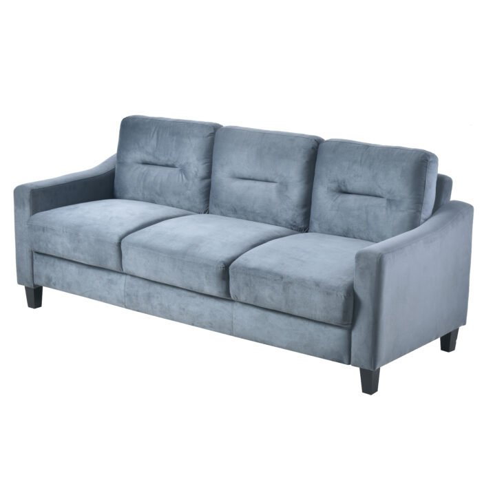 Gray Comfortable Sectional Couch - Image 7