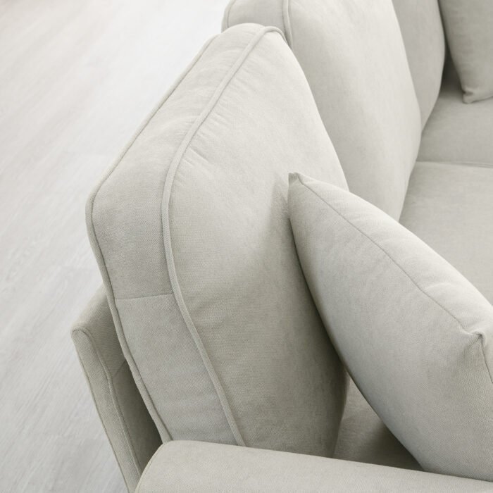 Modern U Shape Sectional Sofa 7 Seat Fabric Sectional Sofa Set - Image 15