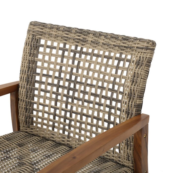Hampton Wood + Wicker Club Chair (set of 2) - Image 13