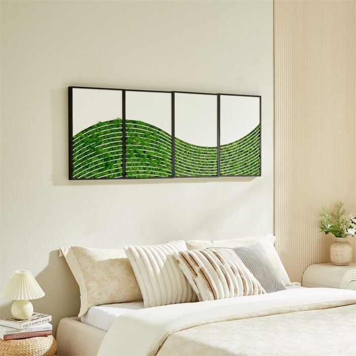 WaveMoss Metal Wall Art 4pcs Set - Image 3