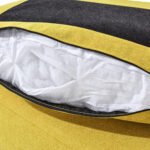 65" Mid-Century Modern Upholstered Fabric Corner Lounge Chair - Image 12