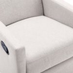 Modern Upholstered Rocker Nursery Chair Plush Glider Swivel Recliner - Image 25