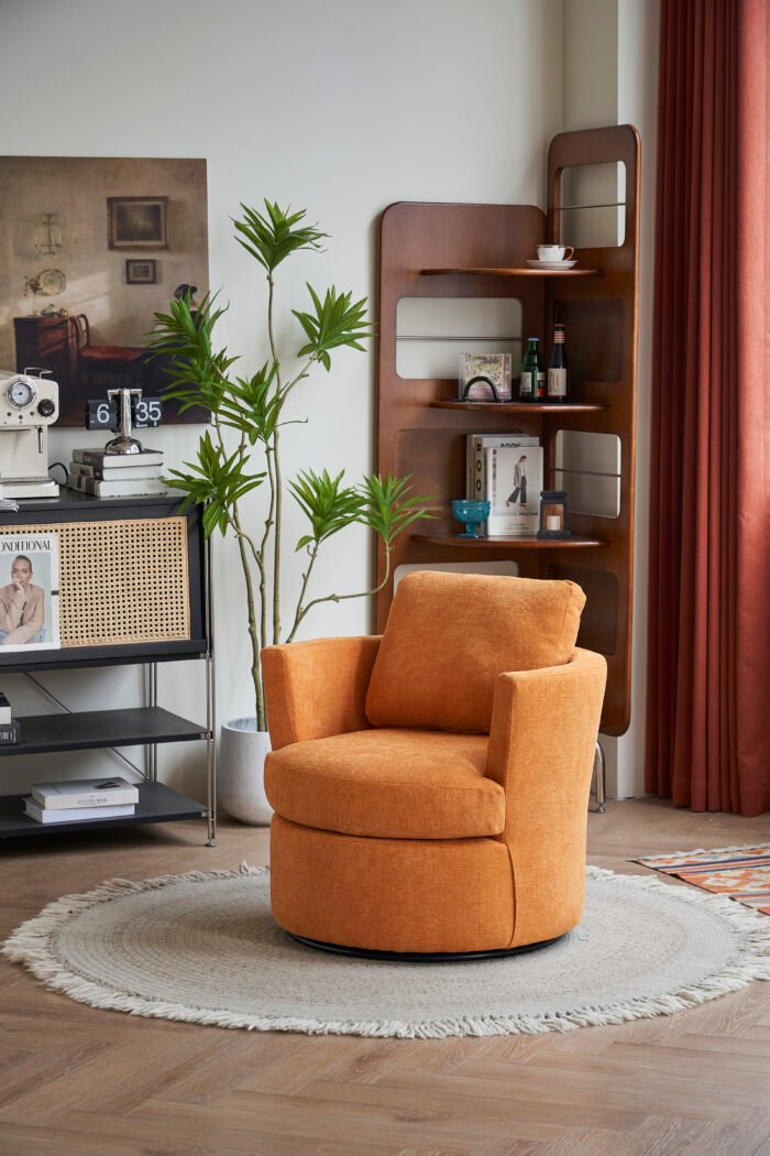 360degree  Rotating circular comfortable Bucket Chair - Image 3