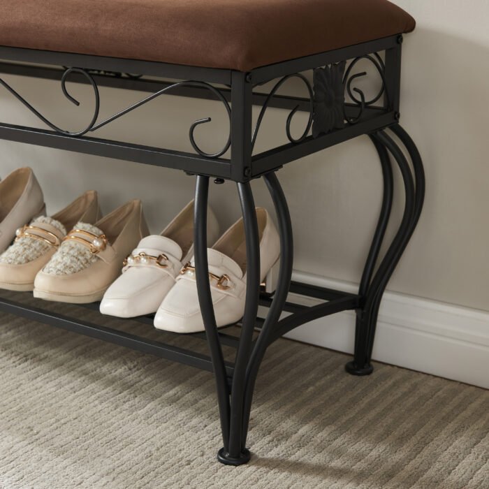 Workbench Entrance industrial Shoe rack for small spaces - Image 5