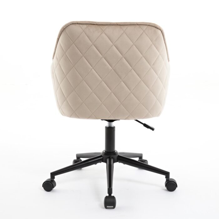 Velvet Modern Office Desk Chair with Wheels - Image 14