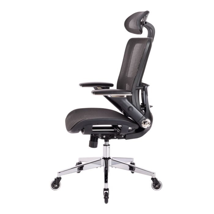 Ergonomic Mesh High Back Office Chair with Adjustable Headrest and Flip-Up Arms - Image 10