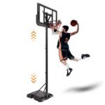 Basketball Hoop System Height Adjustable with Net Pocket (4.76-10ft) - Image 6