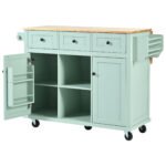 Kitchen trolley with internal storage rack and 3 dining room drawers - Image 17