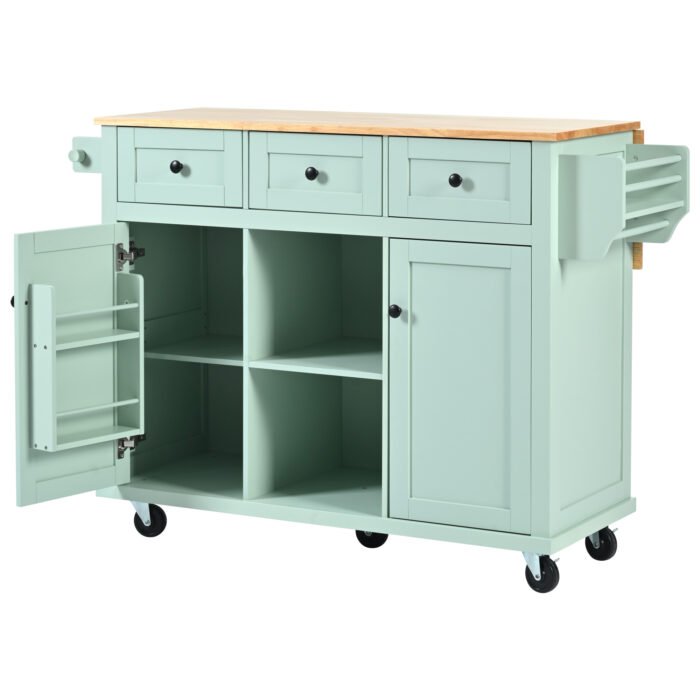 Kitchen trolley with internal storage rack and 3 dining room drawers - Image 17