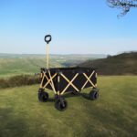 Heavy Duty Folding Wagon Cart for Sand with Big Wheels