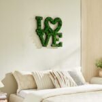 LOVE Letter Art Moss Wall Decor - Image 2