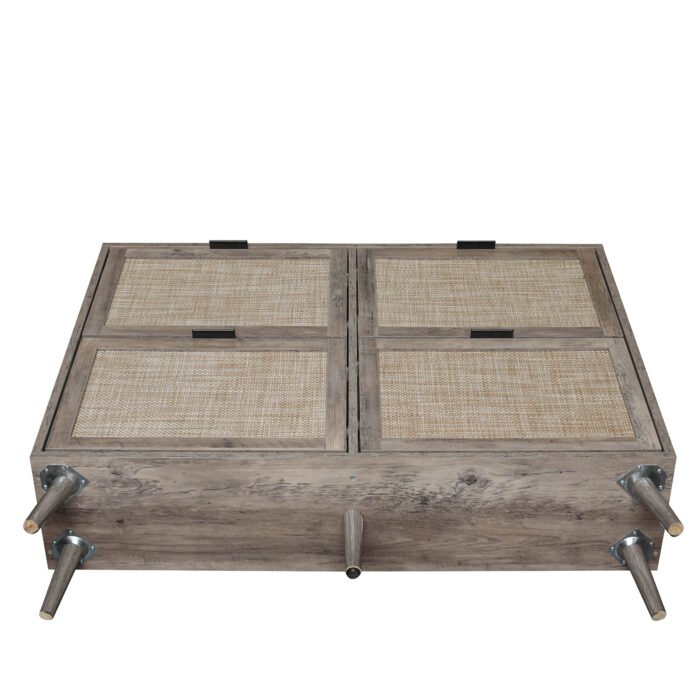 4 Door Freestanding Modern Shoe Rack for Entryway - Image 6