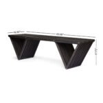 Metropol Wooden Bench - Image 6
