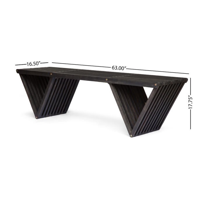 Metropol Wooden Bench - Image 6
